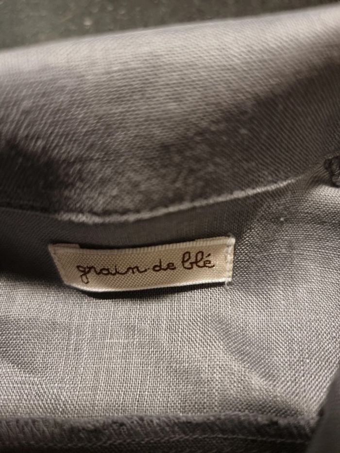 Sublime chemise en lin 6 mois - photo numéro 2