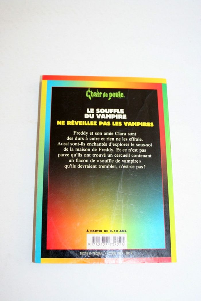 Chair de poule n°39 Le souffle du vampire de R.L.Stine, Bayard - photo numéro 2