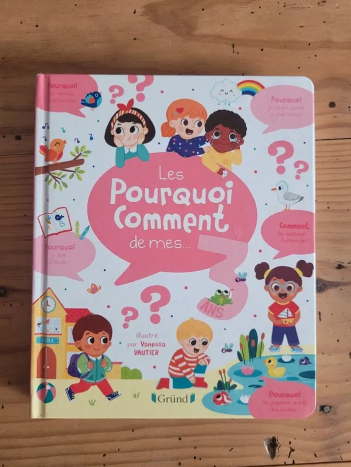 Livre Les pourquoi comment de mes 3 ans