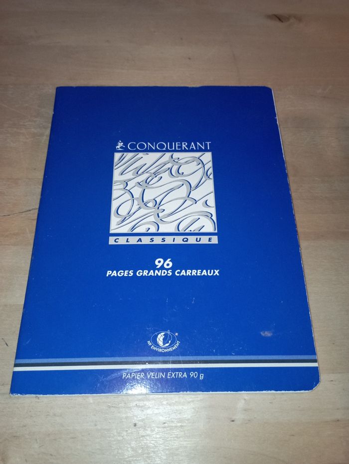 Cahier grand format
