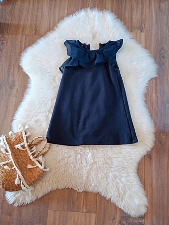 Kiabi 👗 petite robe fluide marine 2 ans idéale cérémonie