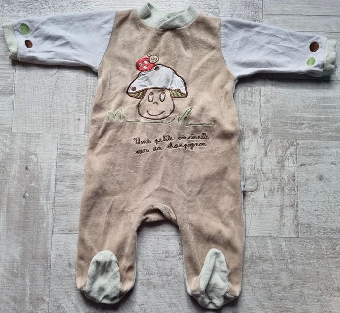 Pyjama velours 6 mois