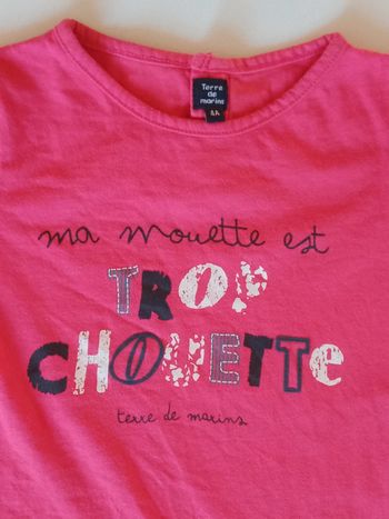 T-shirt fille 4 ans Terre de Marins