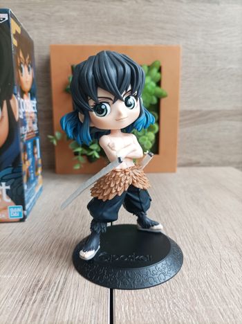 Figurine Inosuke Hashibira Demon Slayer Kimetsu no yaiba banpresto qposket Bandai 