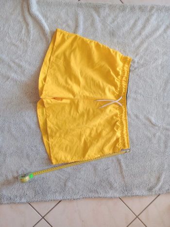 Caleçon de bain XXL homme jaune c76
