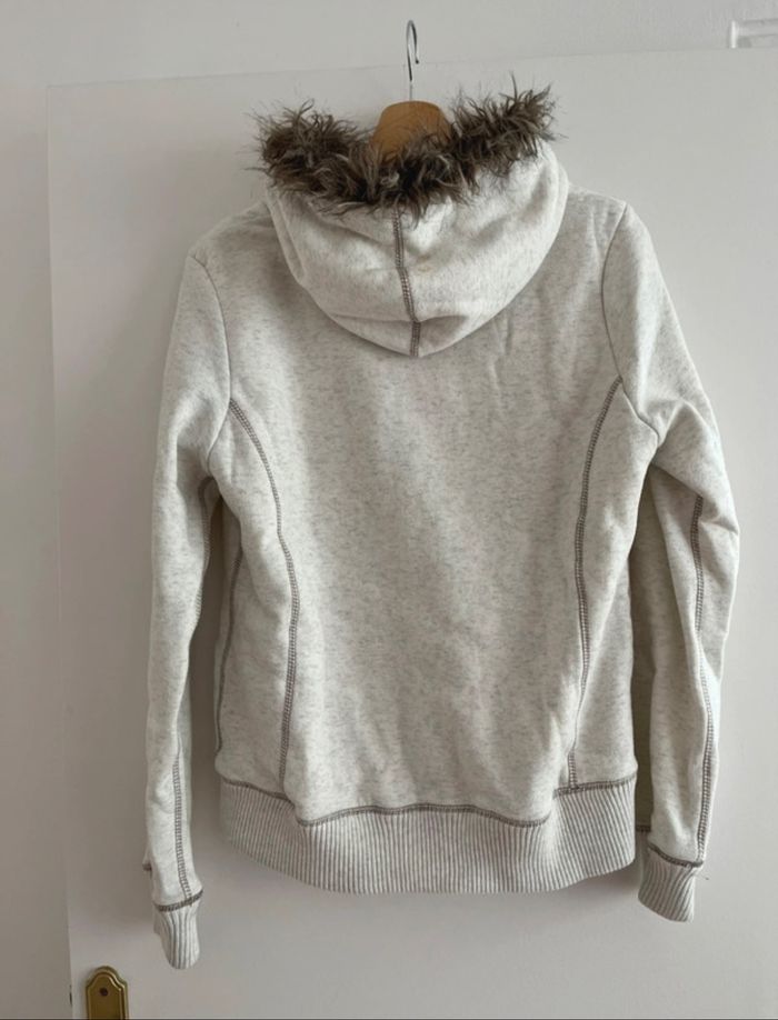 Veste beige à capuche ni - photo numéro 2