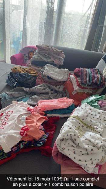 Lot de vêtement 18 mois