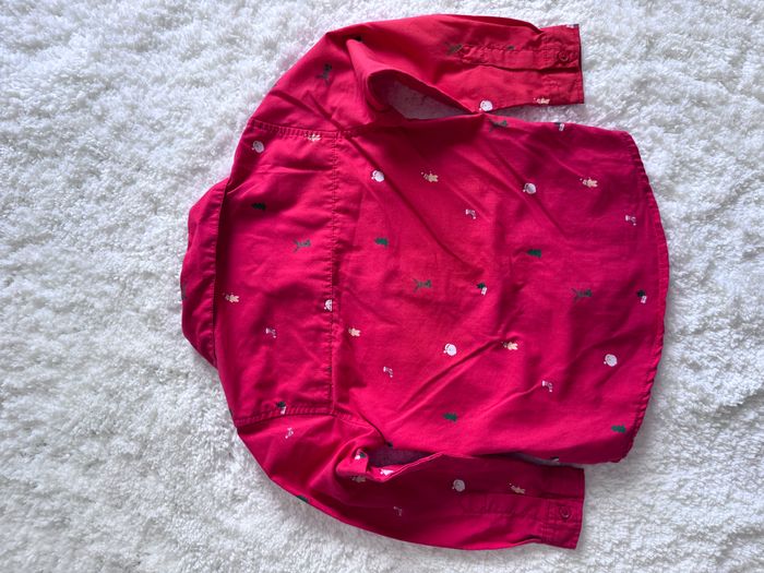 Chemise Gemo à motifs de Noël, taille 4 ans - photo numéro 4