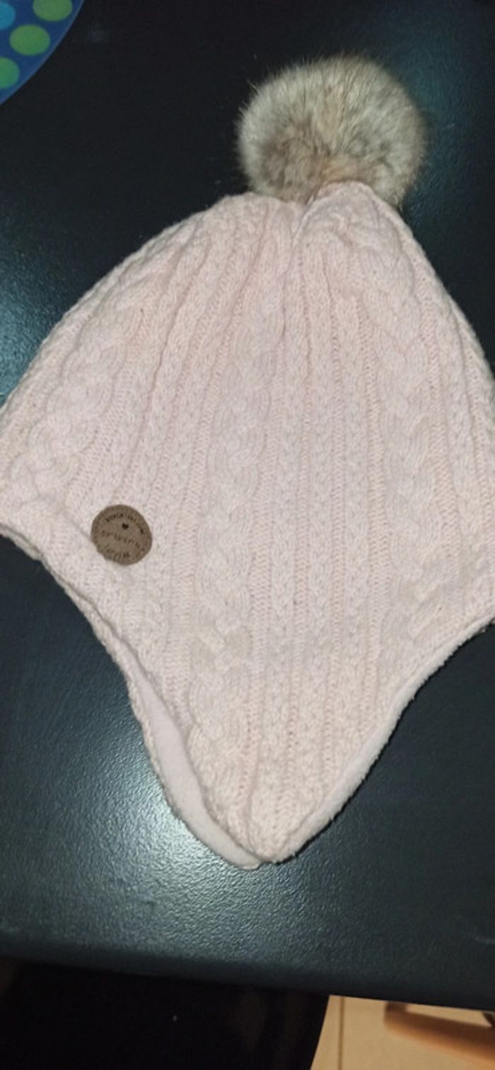 Bonnet rose pâle - photo numéro 2