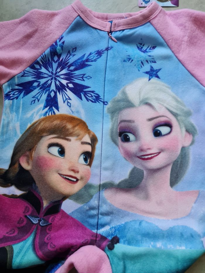 pyjama polaire 1 pièce Disney Reine des neiges fille 3 ans neuf - photo numéro 7