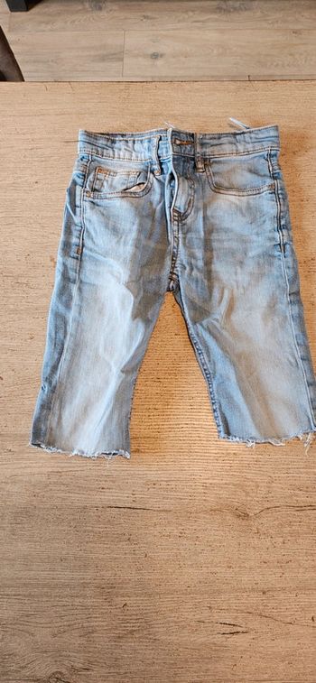 Short en jean s bleu clair, Regular Fit, Zara Boys, 7/8 ans