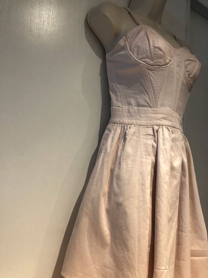 Robe rose poudré Naf-Naf taille 34 style vintage - photo numéro 12