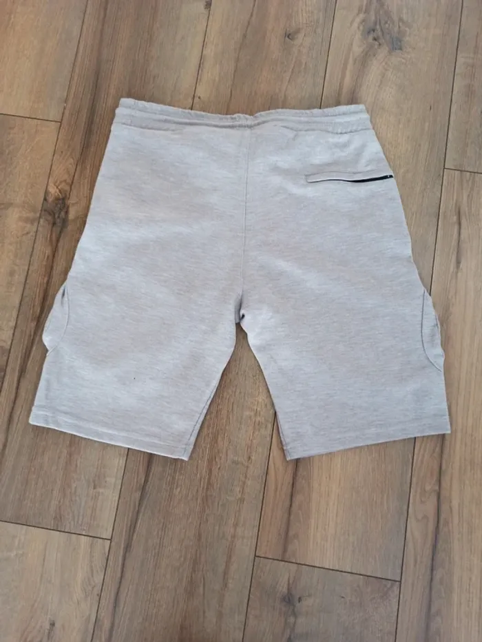 Short en coton rose clair uni cargo xxl - photo numéro 3
