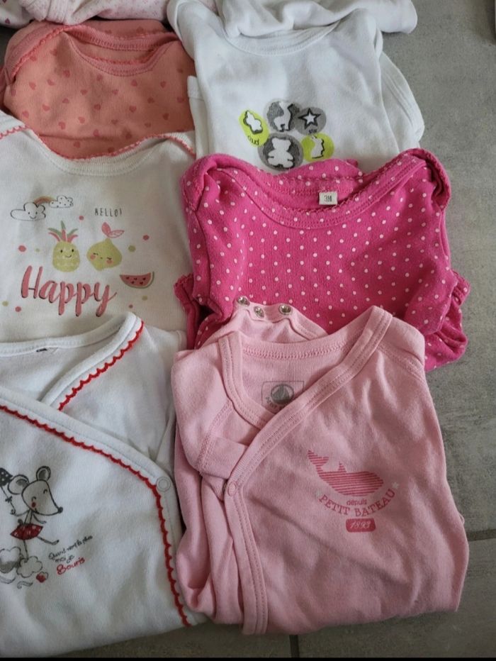 Lot de 12 bodys manches courtes et longues - photo numéro 4