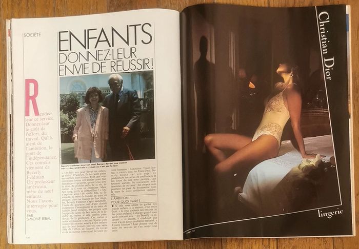 Ancien magazine Madame figaro 1985 N°12812 vintage - photo numéro 13