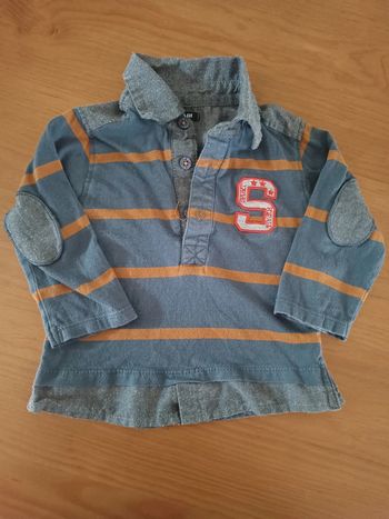 Polo manches longues Kiabi 18 mois