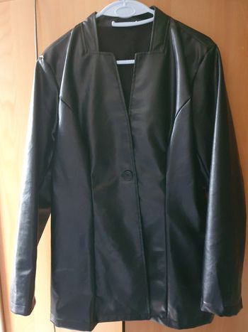 Blazer simili cuir