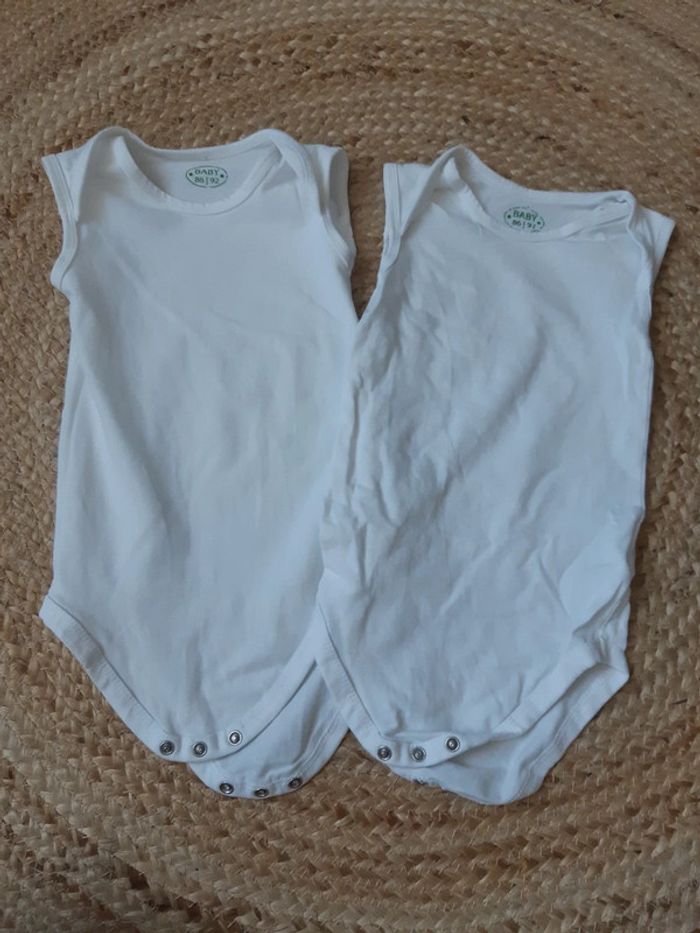 Lot de 7 bodies été 86/92 cm - photo numéro 2