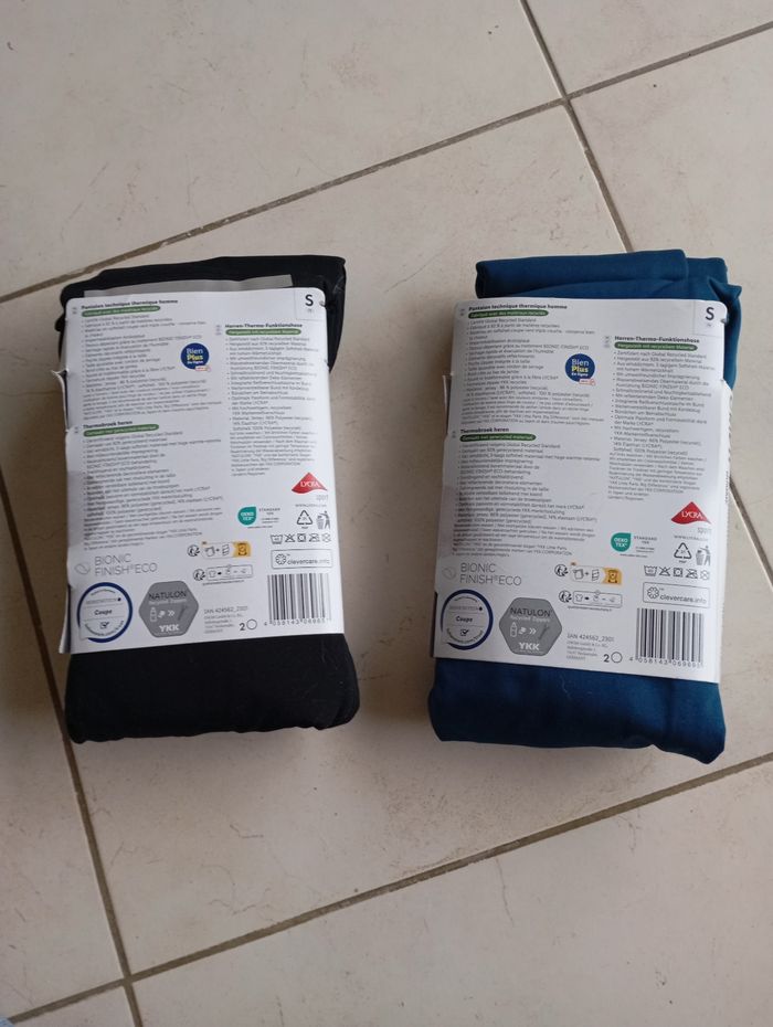 Lot de 2 pantalons technique thermique taille S neuf - photo numéro 2