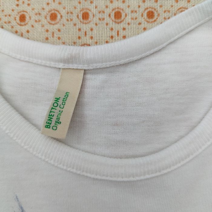 Tee-shirt fille Benetton 1-2 ans - photo numéro 3