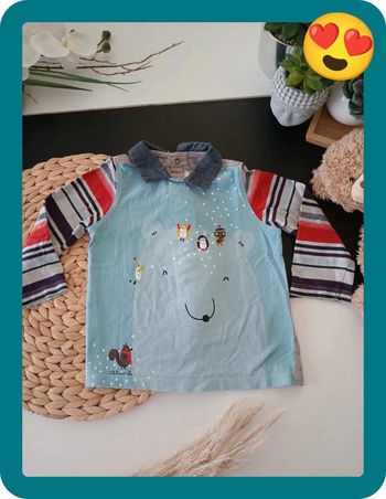 Polo Catimini Bébé garçon Taille 18 Mois🌿🦁