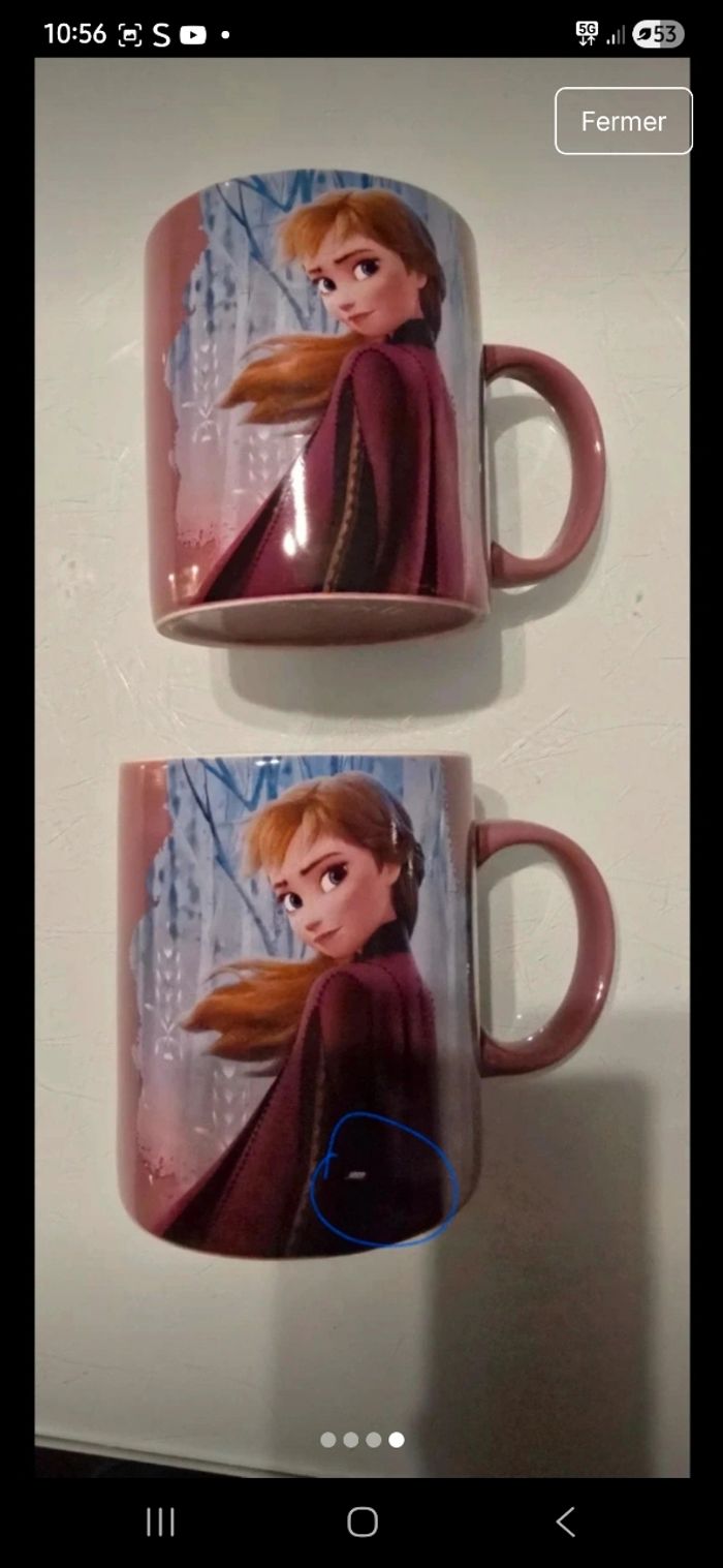 Lot de 2 mugs frozen 2 - photo numéro 5