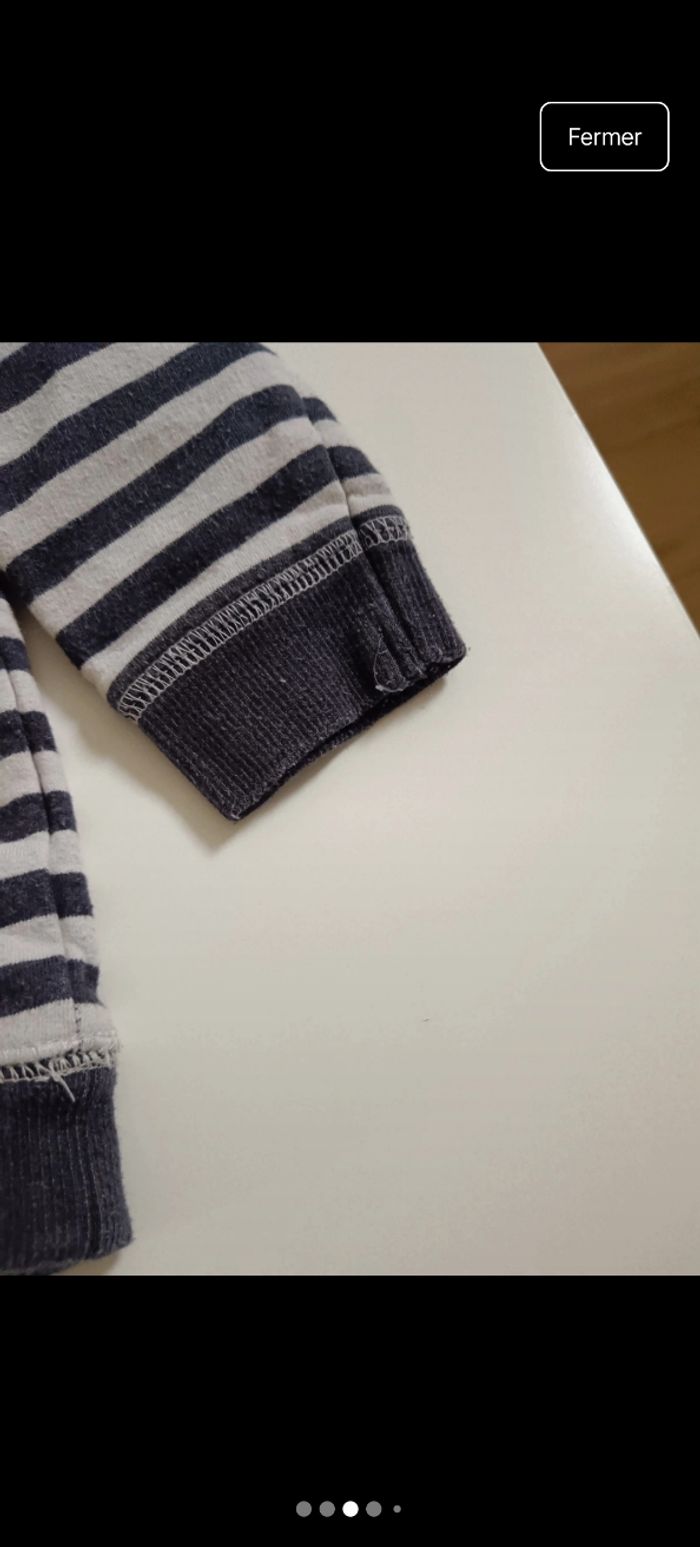 Pull rayé 12 mois 1 an - photo numéro 3