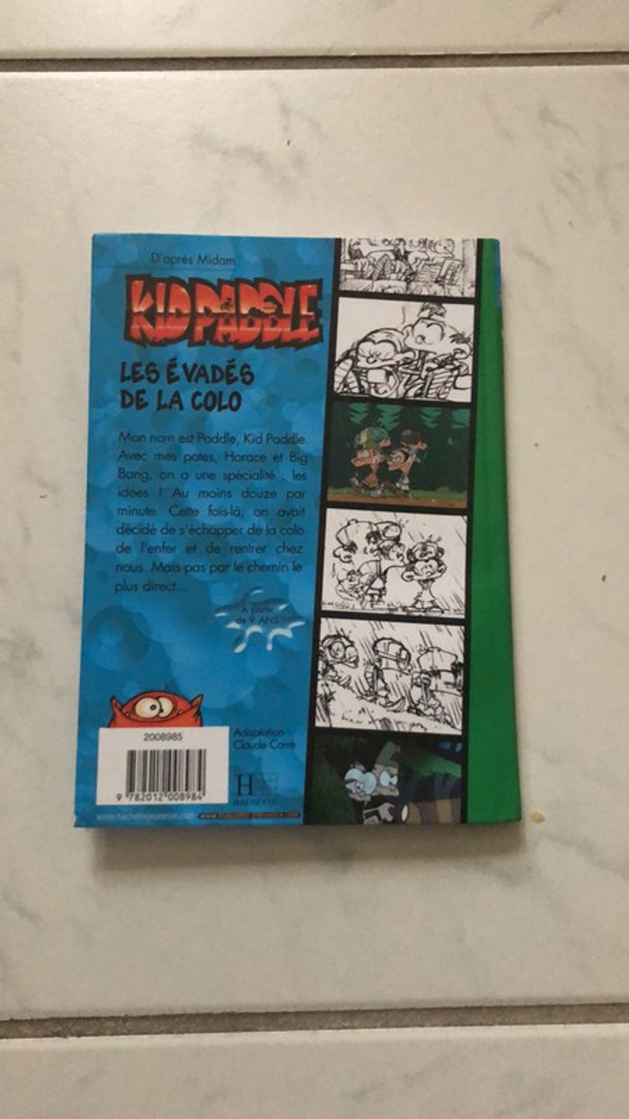 livre kid Paddle « Les évadés de la colo » - photo numéro 3