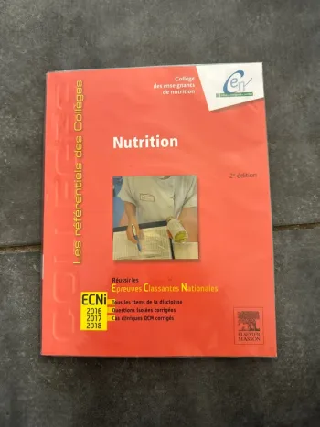 Livre nutrition les référentiels des collèges
