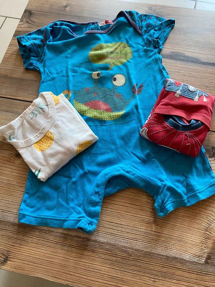 Lot 3 ans barboteuse débardeur t shirt