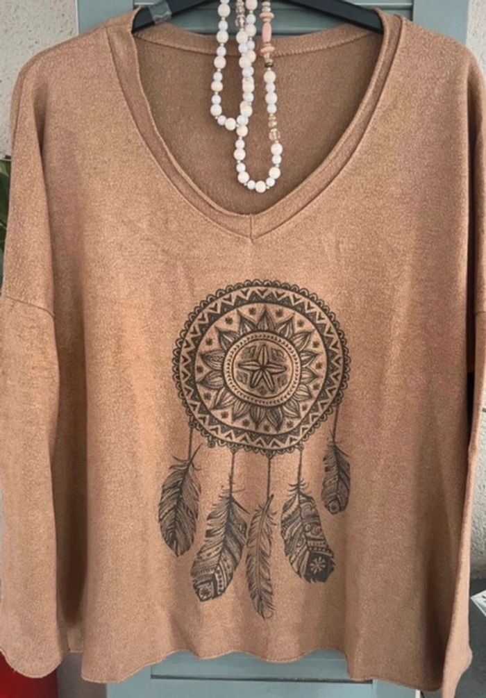 pull motif attrape rêves - photo numéro 2