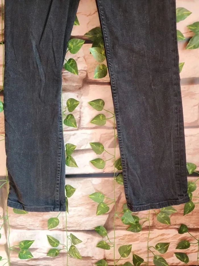 🌸Jeans noir Straight Ankle Lenght Taille 34  🌸 - photo numéro 4