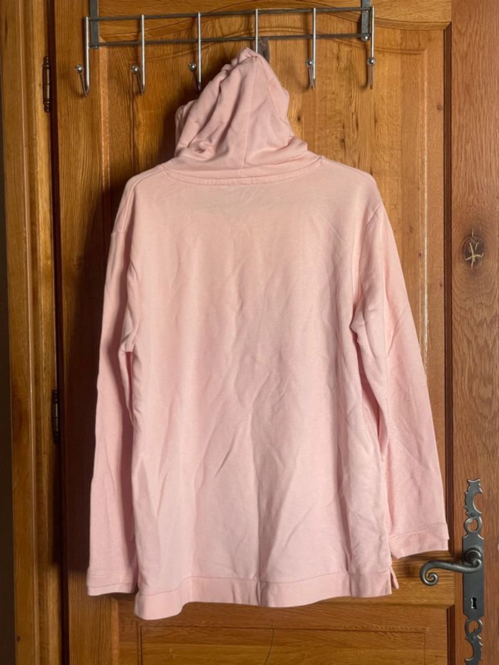 Sweat rose à capuche - photo numéro 2