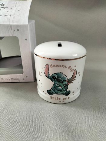 🤍 Tirelire Stitch en céramique - Disney - Neuve 🤍