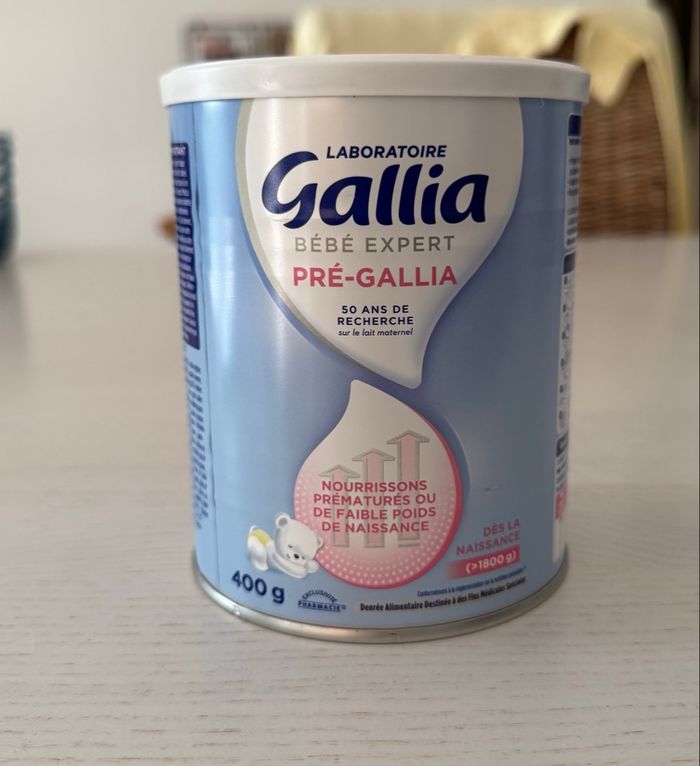 Lait pré gallia bébé expert