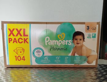 Pampers Harmonie T3 x104 6-10kgs