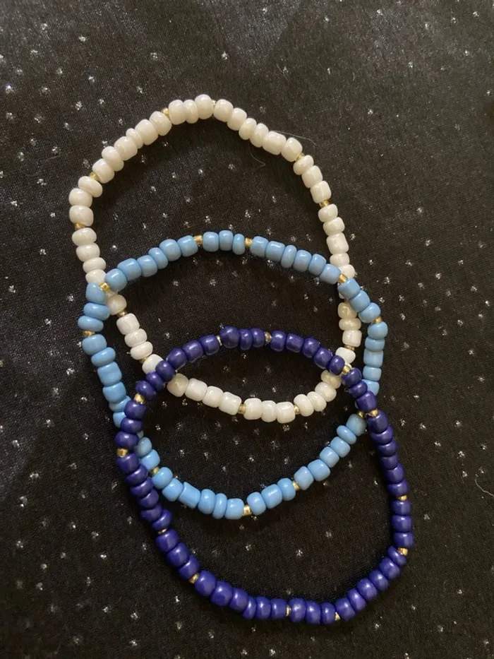 Bracelets bleus océan - photo numéro 2