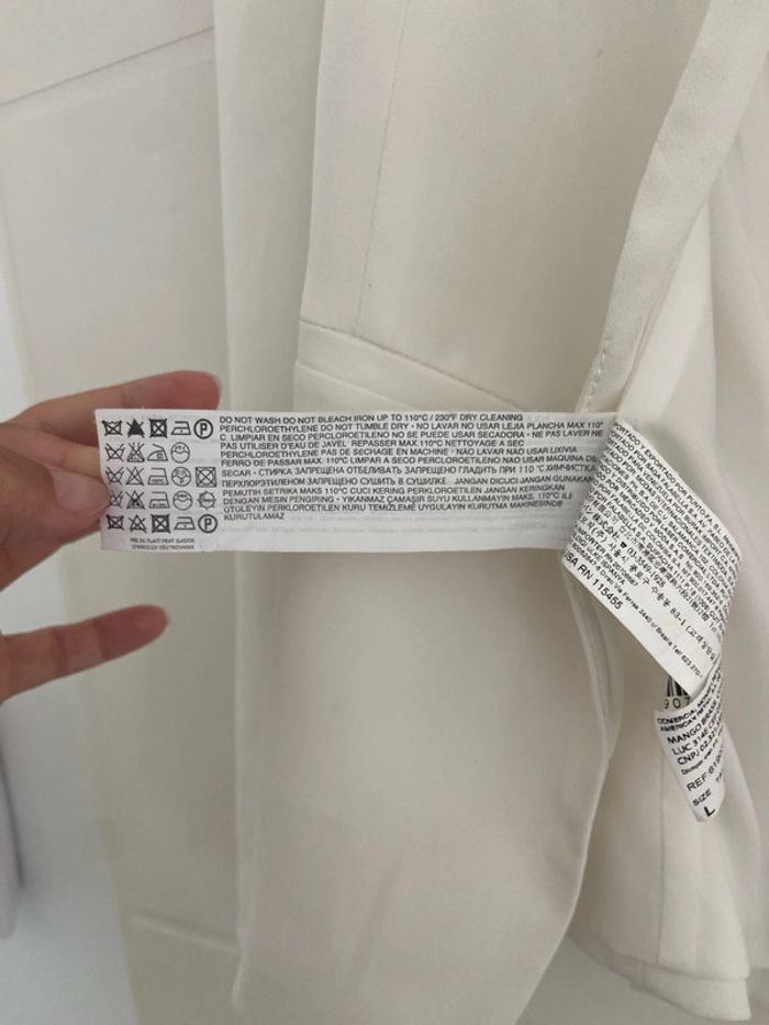 Blazer blanc Mango - photo numéro 11
