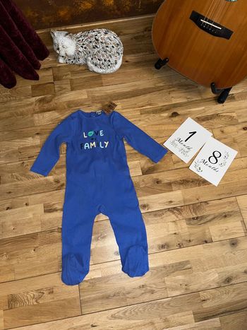 Pyjama bleu mixte TAO neuf avec étiquette 18mois/80cm