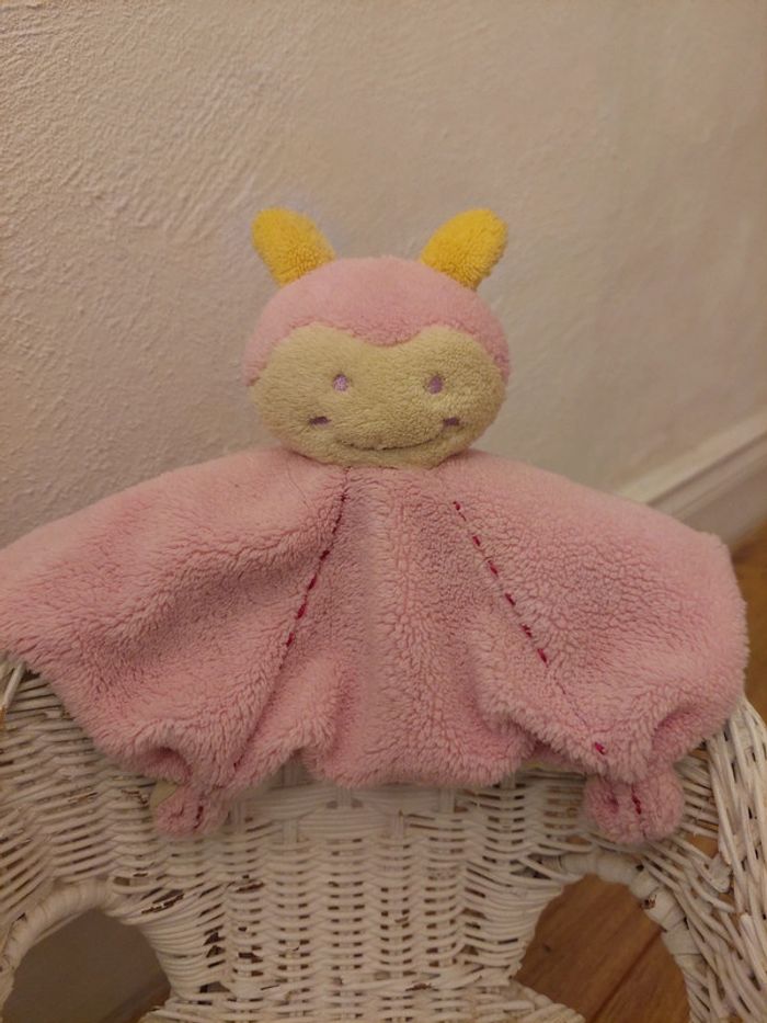 Doudou coccinelle rose Babou - photo numéro 2