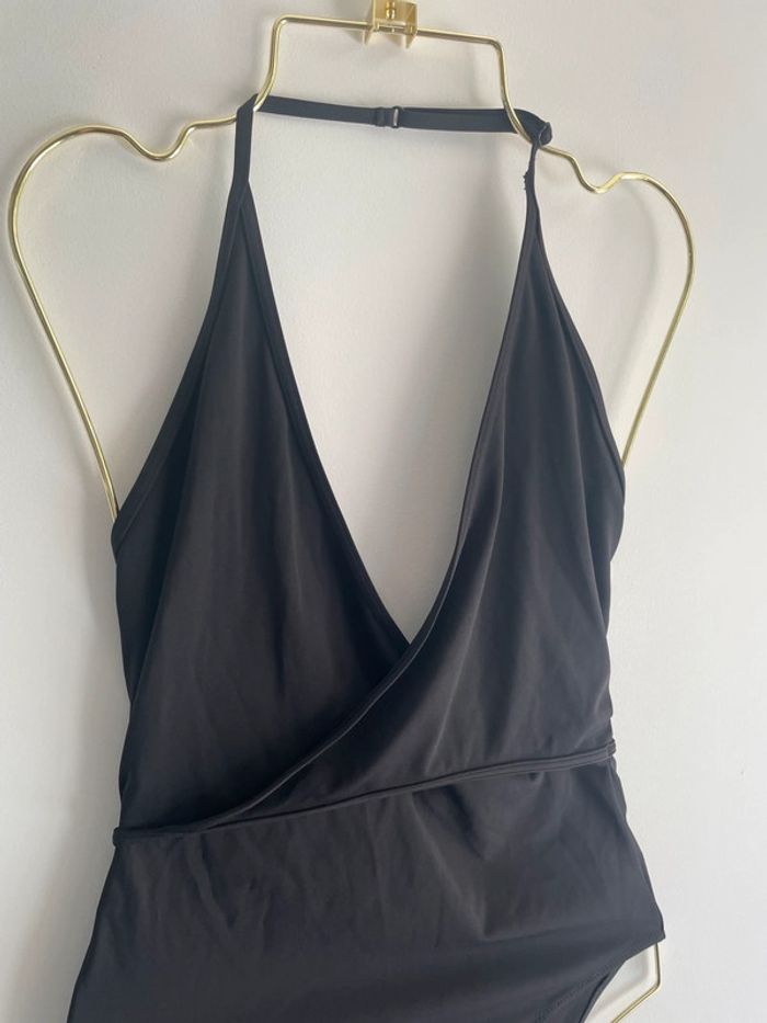 Maillot une pièce noir COS cache-cœur - photo numéro 2