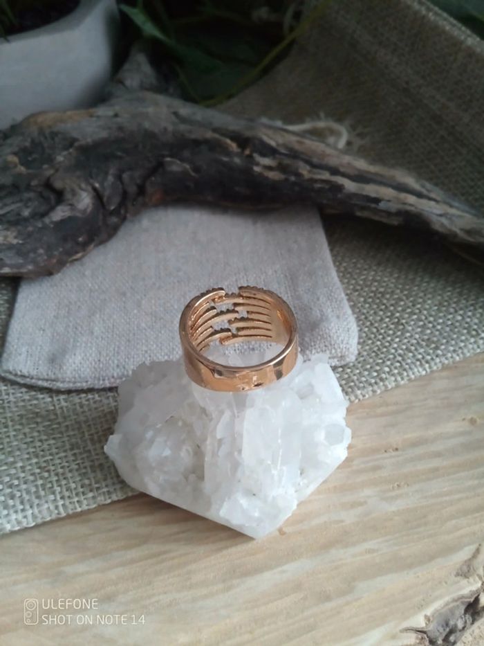 Bague zirconée en acier inoxydable - photo numéro 2