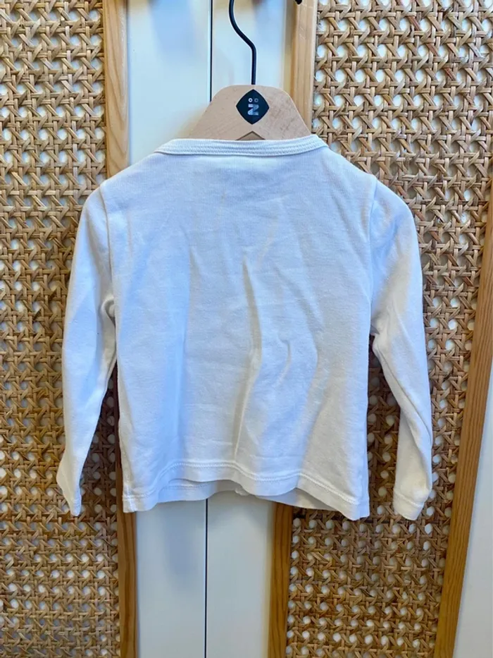 Gilet coton blanc Petit Bateau - photo numéro 3