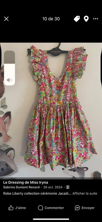 Robe cérémonie Jacadi Liberty
