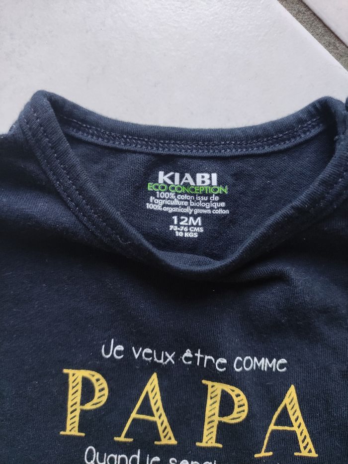 tee shirt marine 12 mois garçon - photo numéro 3