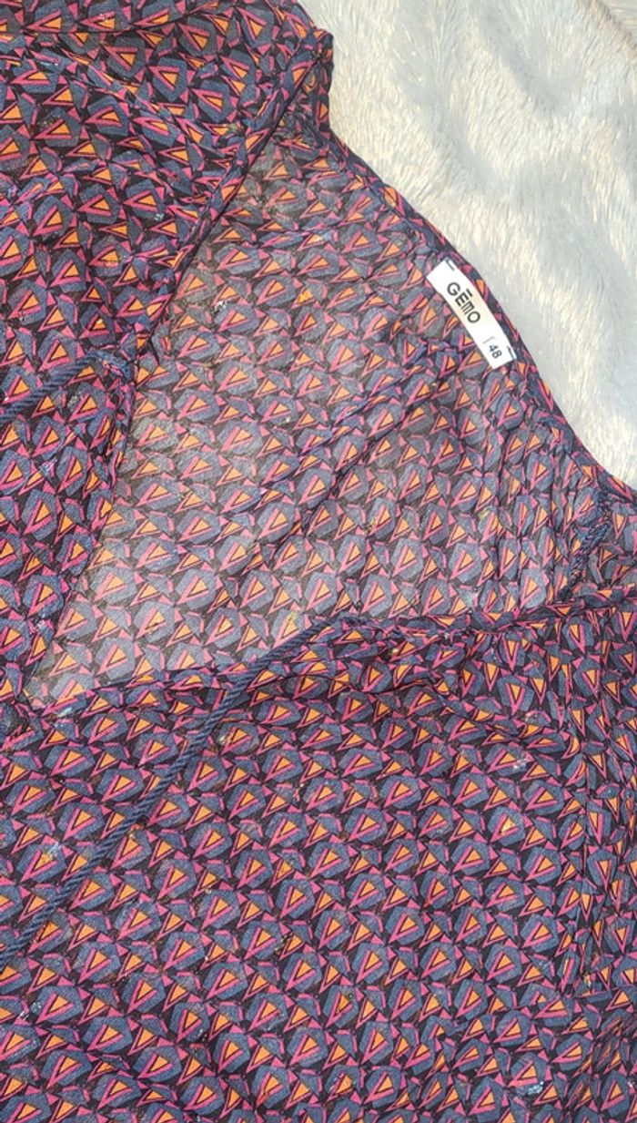 Blouse a motif T48 - photo numéro 2