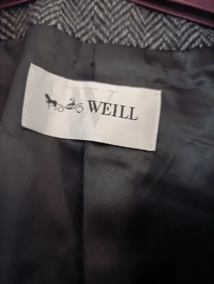 Manteau femme 100% laine weill taille 42 - photo numéro 8