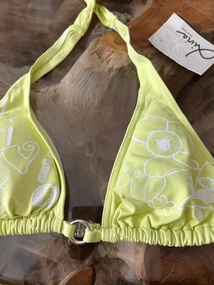 Maillot de bain 2 pièces Livia vert 36 - photo numéro 4