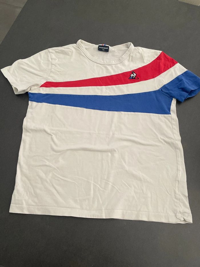 Le coq sportif tee shirt enfant garçon taille 14 ans