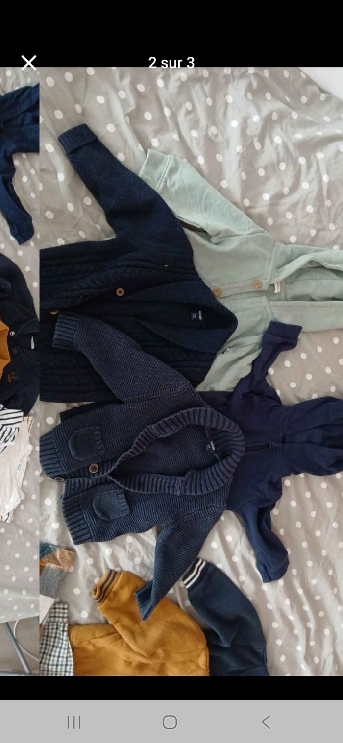 Lots vêtements garçon 12mois - photo numéro 2